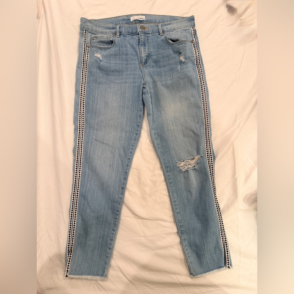 Ann Taylor LOFT Women's Modern Skinny Crop Jeans